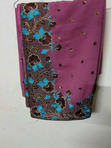 Mauve Saree