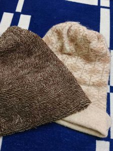 Patterned Beanie Hat combo