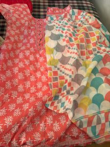 Floral Print Kurta