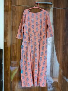 Floral Print Kurta