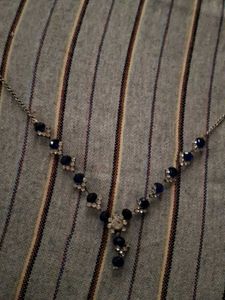 Elegant Blue Stone Necklace