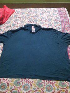 Teal Bell Sleeve Top