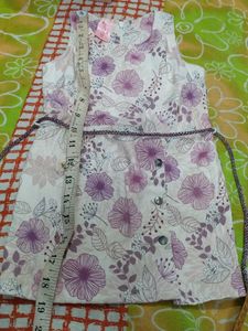 Floral Print Dress with Belt