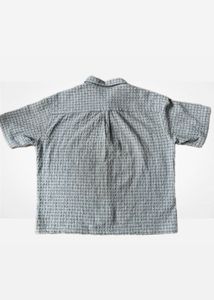 Textured Cropped Shirt