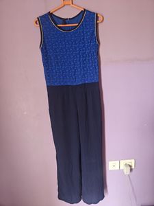 Stylish Blue Jumpsuit