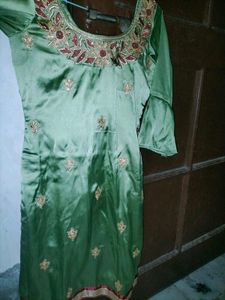 Pista Green Sharara Set