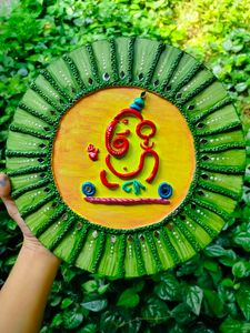 Ganesha Clay Lippan Art