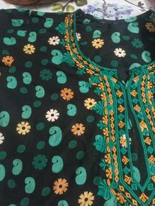 Beautiful Black Kurta No Colour Leakage From Max