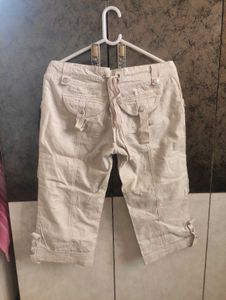 Y2K Cargo Capri Pants