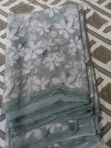 Floral Print Saree