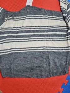Striped Grey Sweater