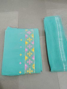 Teal Dress Material