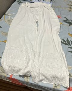 Women White Palazzo For Daily