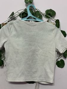 Cute Tie-Front Crop Top