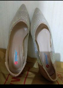 Women Embellished Diamond Heels for Bridal/Wedding
