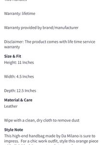 Da Milano Leather Quilted Satchel