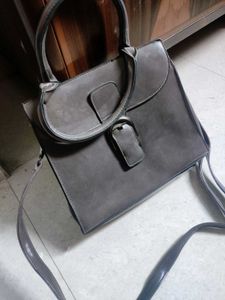 Grey Handheld Bag