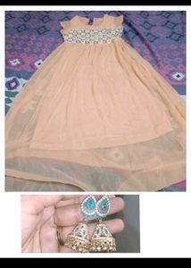 Cute Dress+Earing