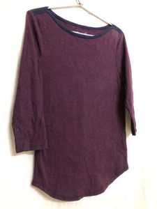 Faded Glory Purple Cotton T Shirt