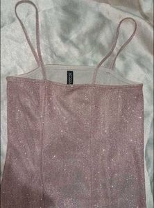 Brand New (H&amp;M) Sparkle ✨ Glitter Pink Dress