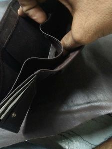 Trendy Brown Rfid Genuine Leather Walet For Mens