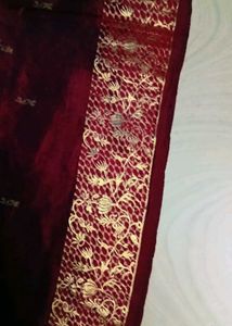 Maroon Colour Pure Kanchi Pattu Saree
