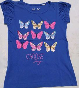 Cute Blue Butterfly Tee