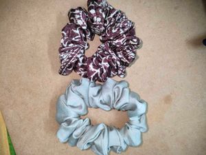 2 Scrunchies At 99/-. 🤩