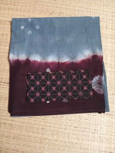 Tie Dye Saree with Blouse Piece