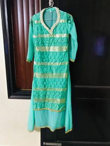 Stylish Green Kurta Set