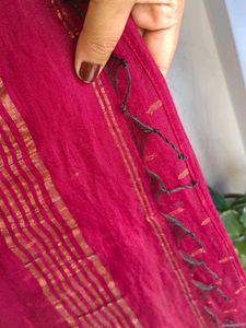 Maroon Saree