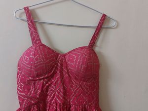 Pink Bustier Sundress