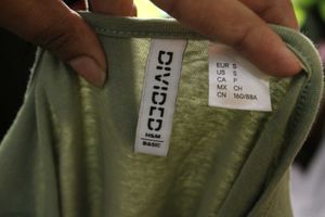H&amp;M Olive Green Fitted Top