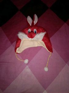Red Bunny Hat For Boys Kid