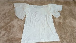 Women&#39;s White Sequence T-shirt