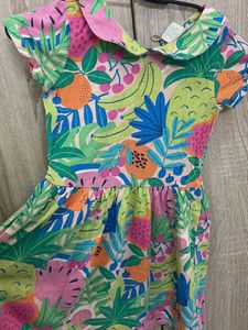Tropical Print Dress