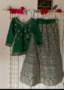 Cancan Heavy Bridal Lehanga For Wedding