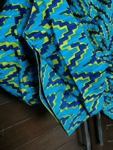 Blue Patterned Cotton Salwar