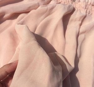 Pink Cold-shoulder Top