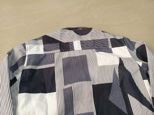 Geometric Pattern Shirt, M Size