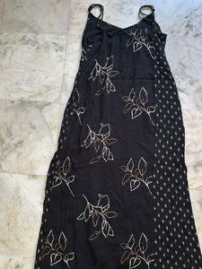 Stunningly Stylish Black Slip Dress