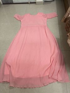 Peach Embellished Gown