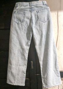 Light Wash Wide Leg Jeans