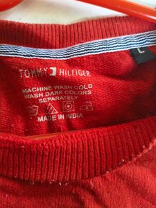 Tommy Hilfiger Red Sweatshirt