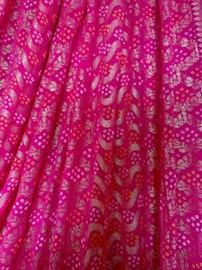 Magenta Dupatta with Tassels/New