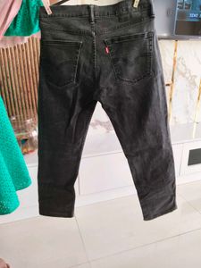 Levis Black Wash Denim Jeans