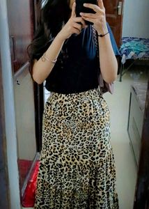 Fierce &amp; Flowy Leopard Print Maxi DressUnleash you