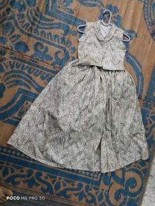 Patterned Ethnic Skirt Jekit