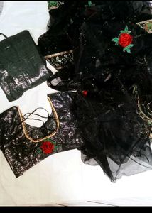 Black New Saree..for you 😍