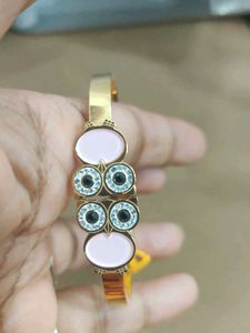 Anti Tarnish Owl Shape Openable Gold Bracelet